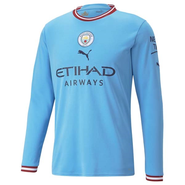 Tailandia Camiseta Manchester City 1ª ML 2022/23